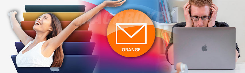 Configuration mail-orange-imap macbook m1x Paris Luxembourg